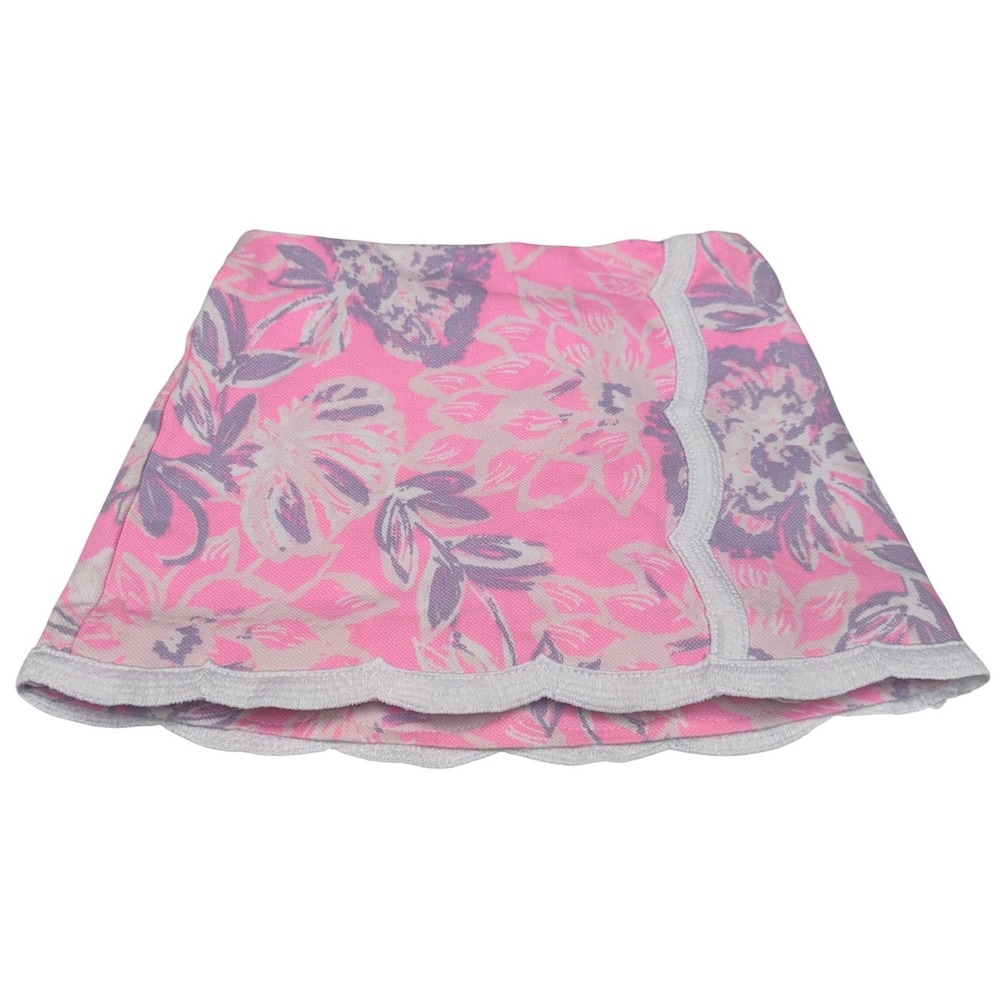 Lilly Pulitzer Toddler XS 2-3 Mini Michelina Skort Rousseau Pink Zen Garden